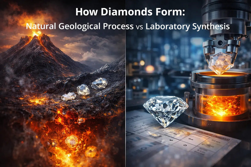 How Diamonds Form: Natural Geological Process vs Laboratory Synthesis DEEVE