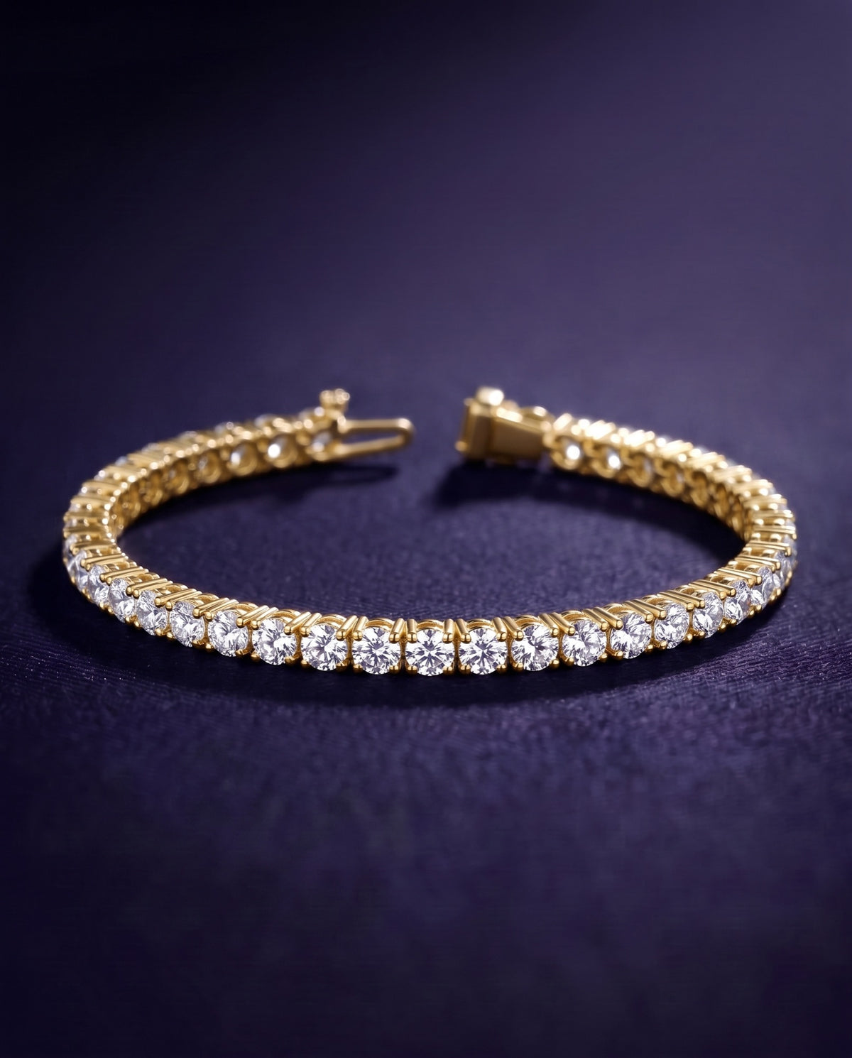 Lab Grown Diamond Tennis Bracelets