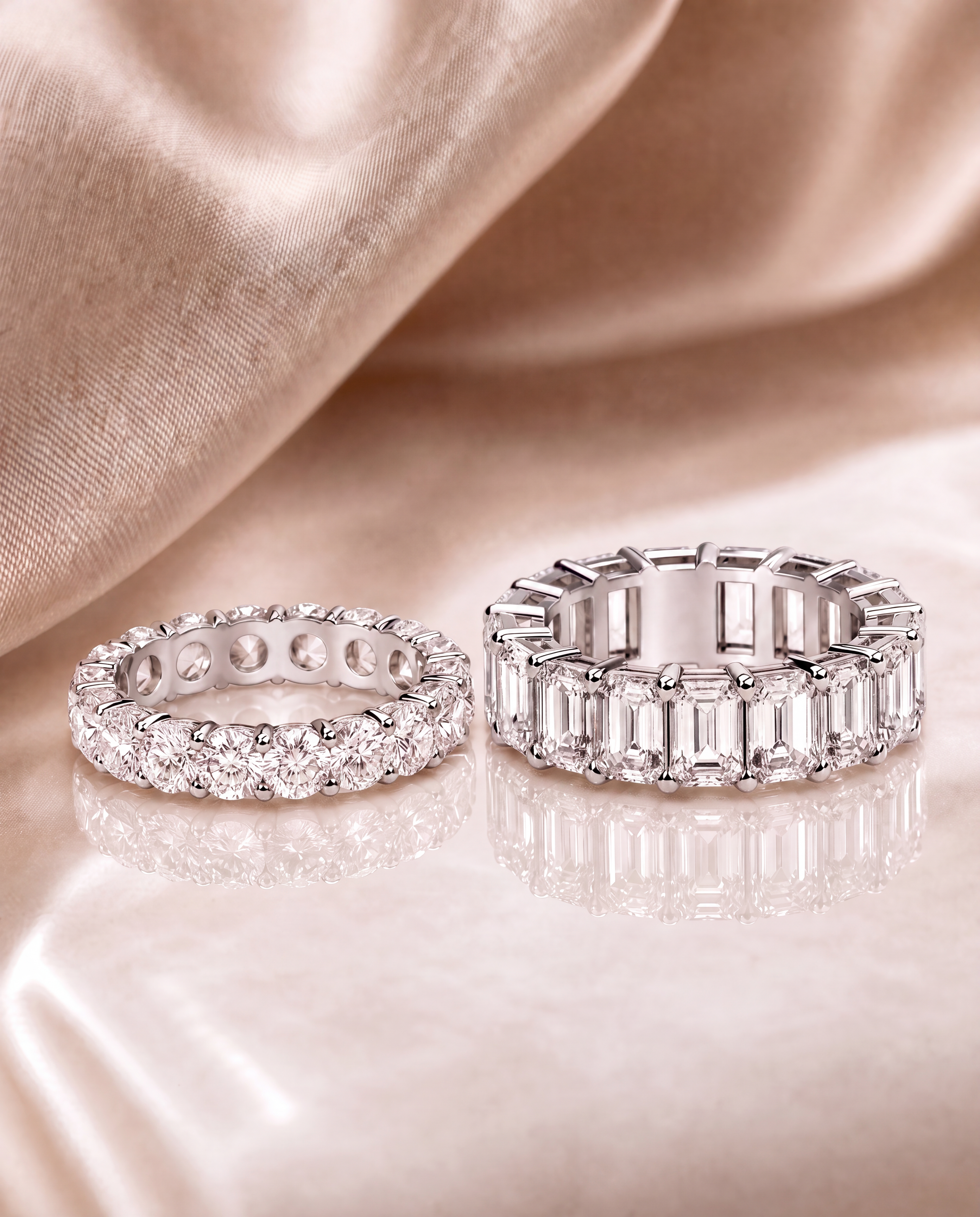 Lab Grown Diamond Eternity Rings