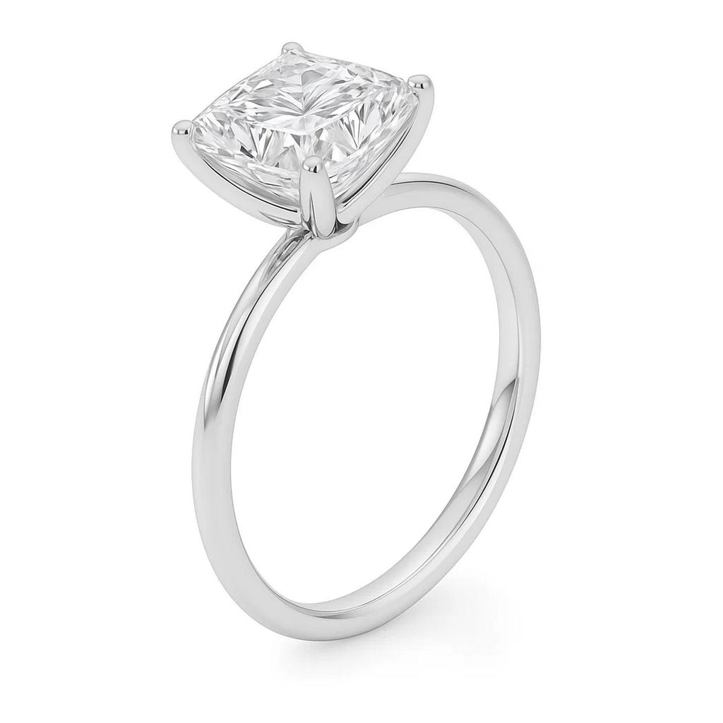 5ct Princess Lab Grown Diamond Ring | 14K Gold