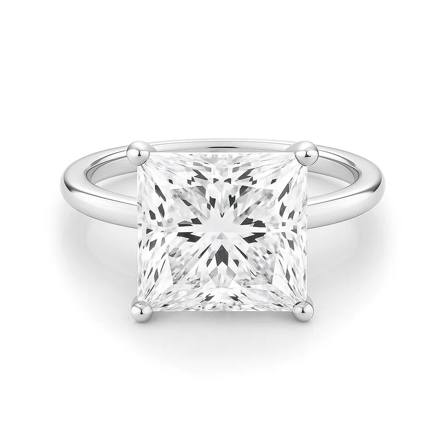 5ct Princess Lab Grown Diamond Ring | 14K Gold | Canada