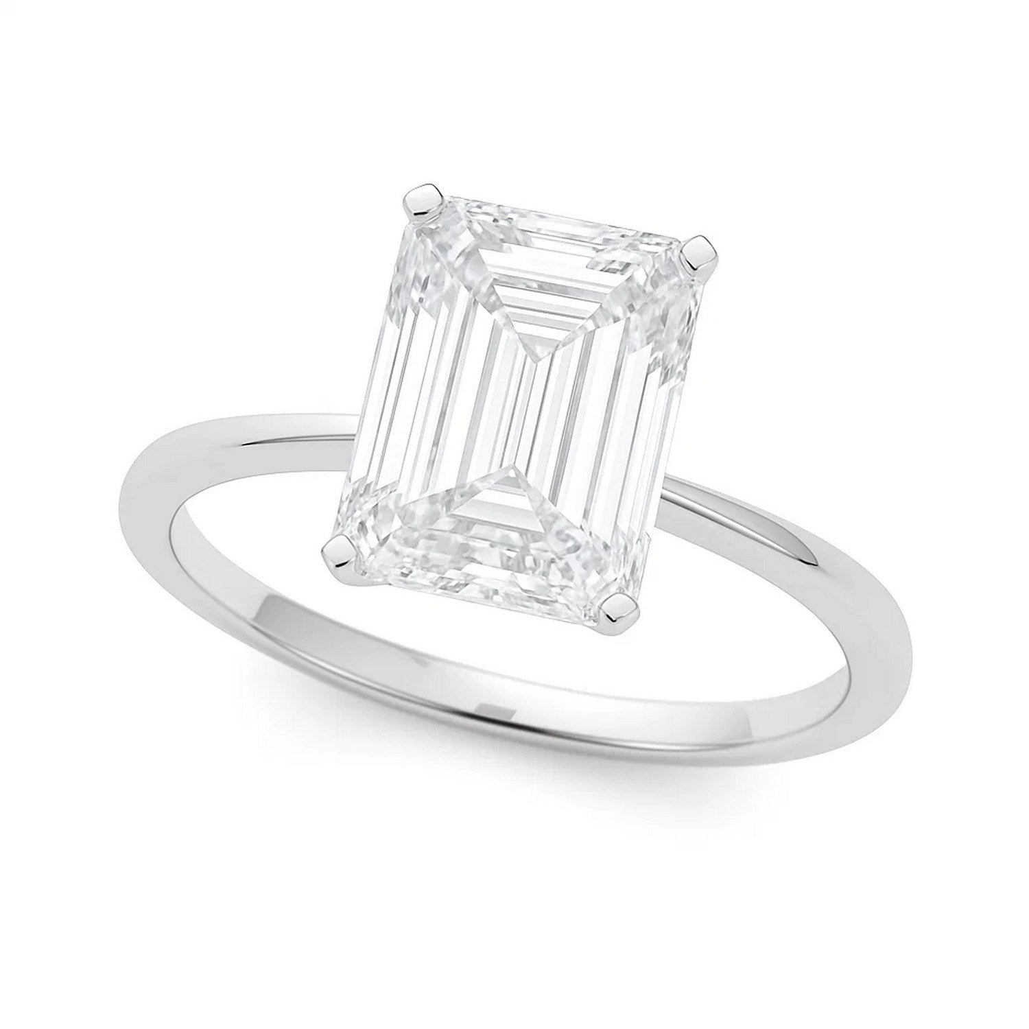 5ct Radiant Lab Grown Diamond Ring | 14K Gold | Canada