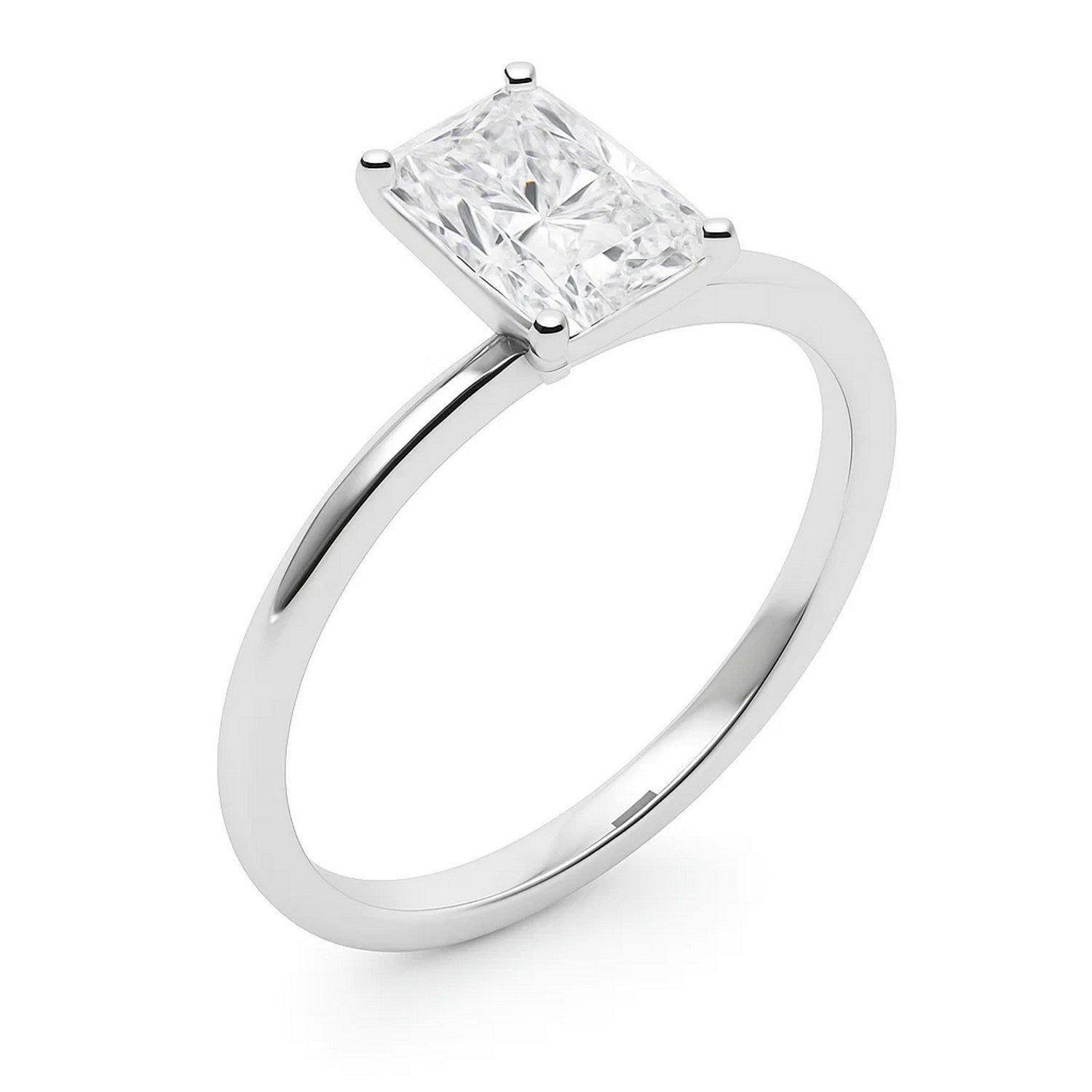 5ct Radiant Lab Grown Diamond Ring | 14K Gold | Canada