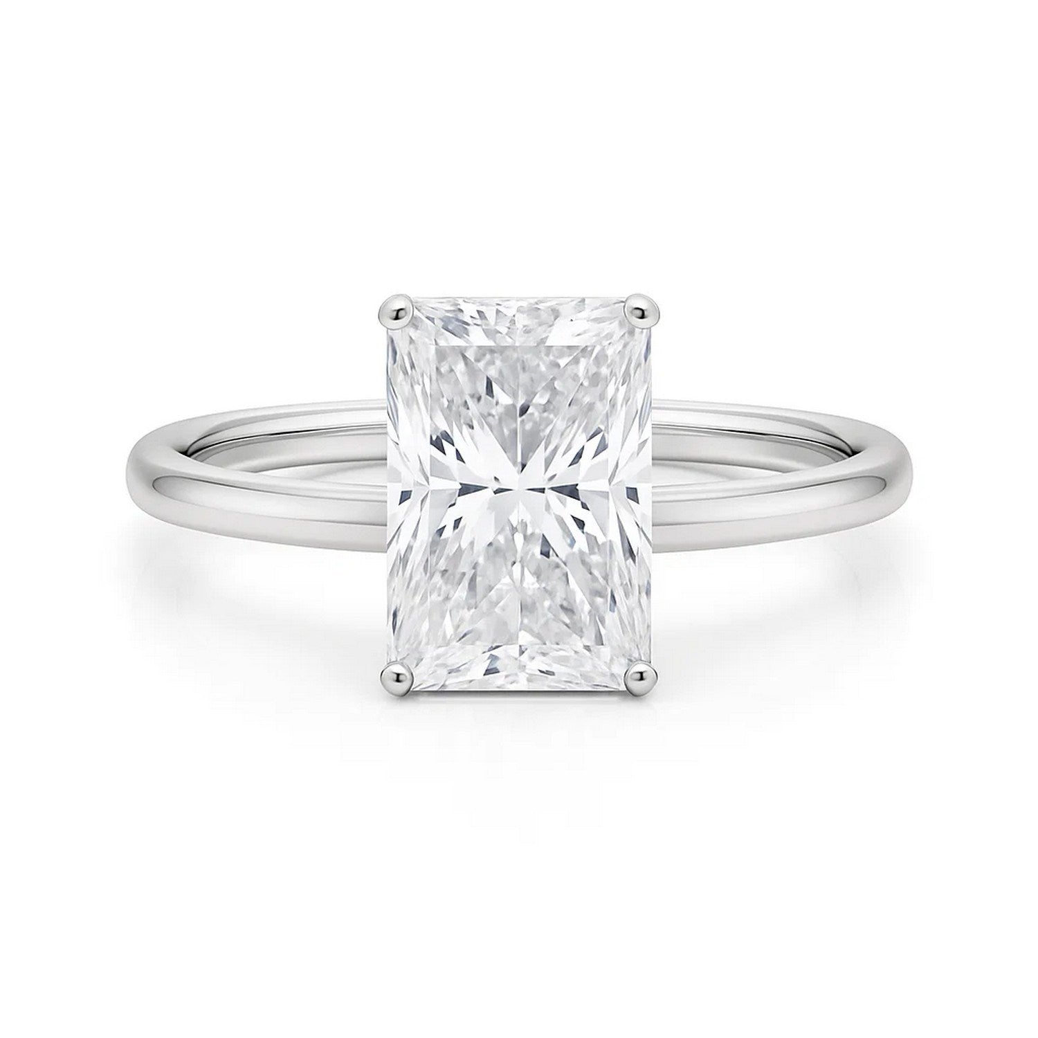 5ct Radiant Lab Grown Diamond Ring | 14K Gold | Canada