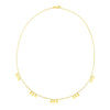 Circle Station Necklace  Choker DEEVE