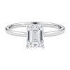 1.5ct Emerald Lab Grown Diamond Ring | 14K Gold | Canada