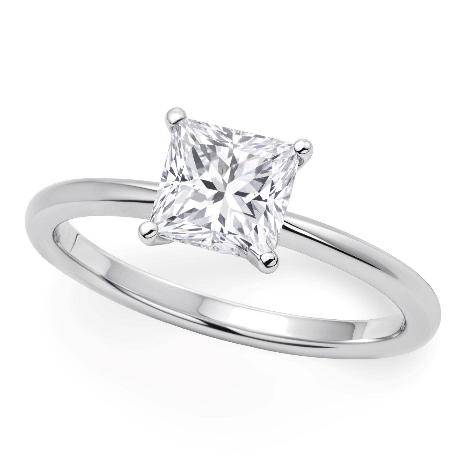 1ct Princess Lab Grown Diamond Ring | 14K Gold | Canada