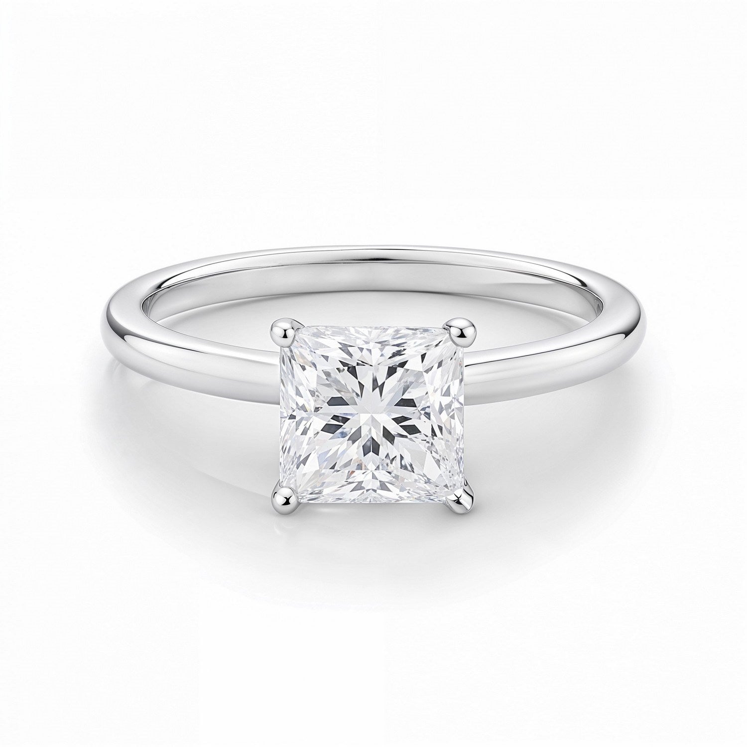 1ct Princess Lab Grown Diamond Ring | 14K Gold | Canada