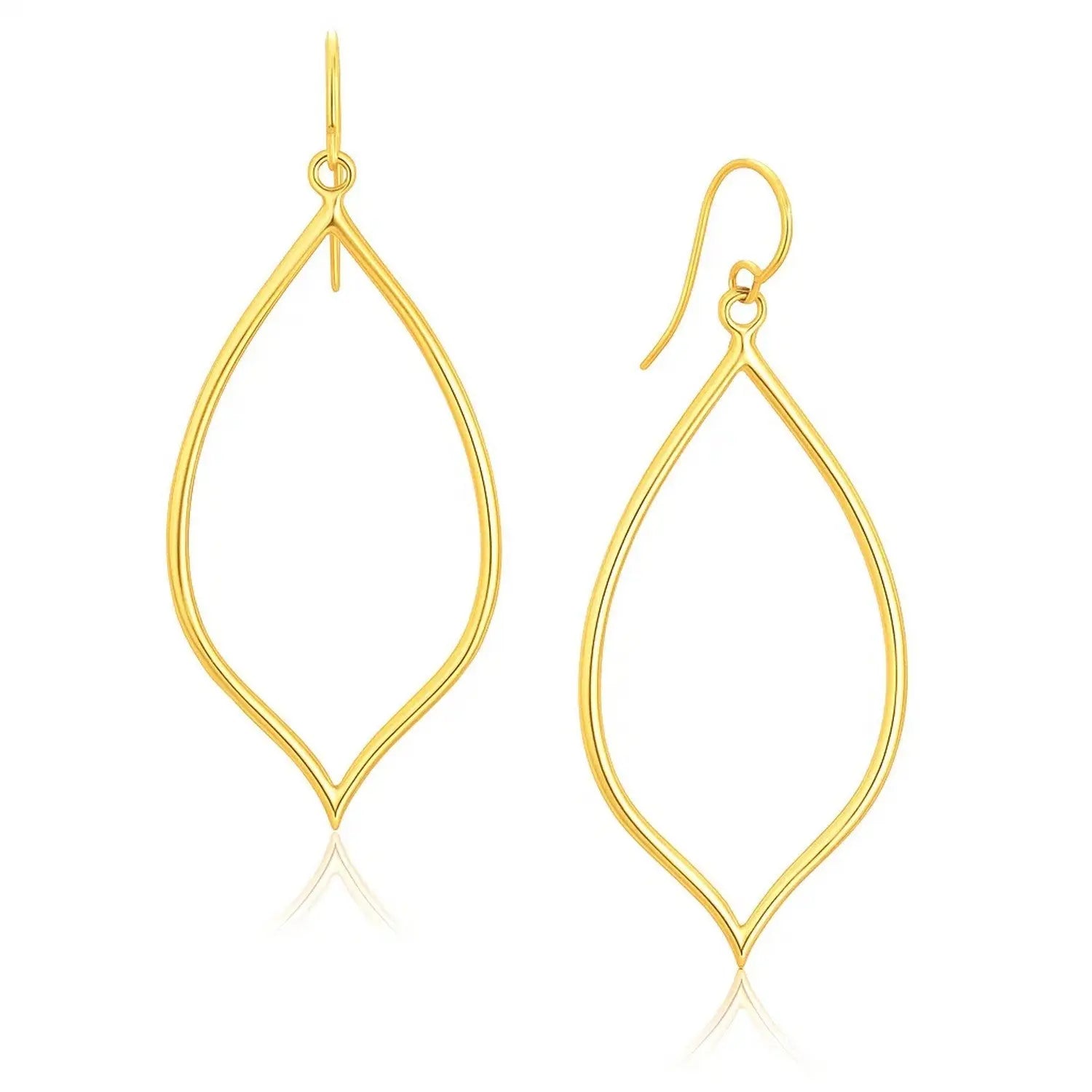 Marquise Earrings | 14K Gold  Drop Earrings DEEVE