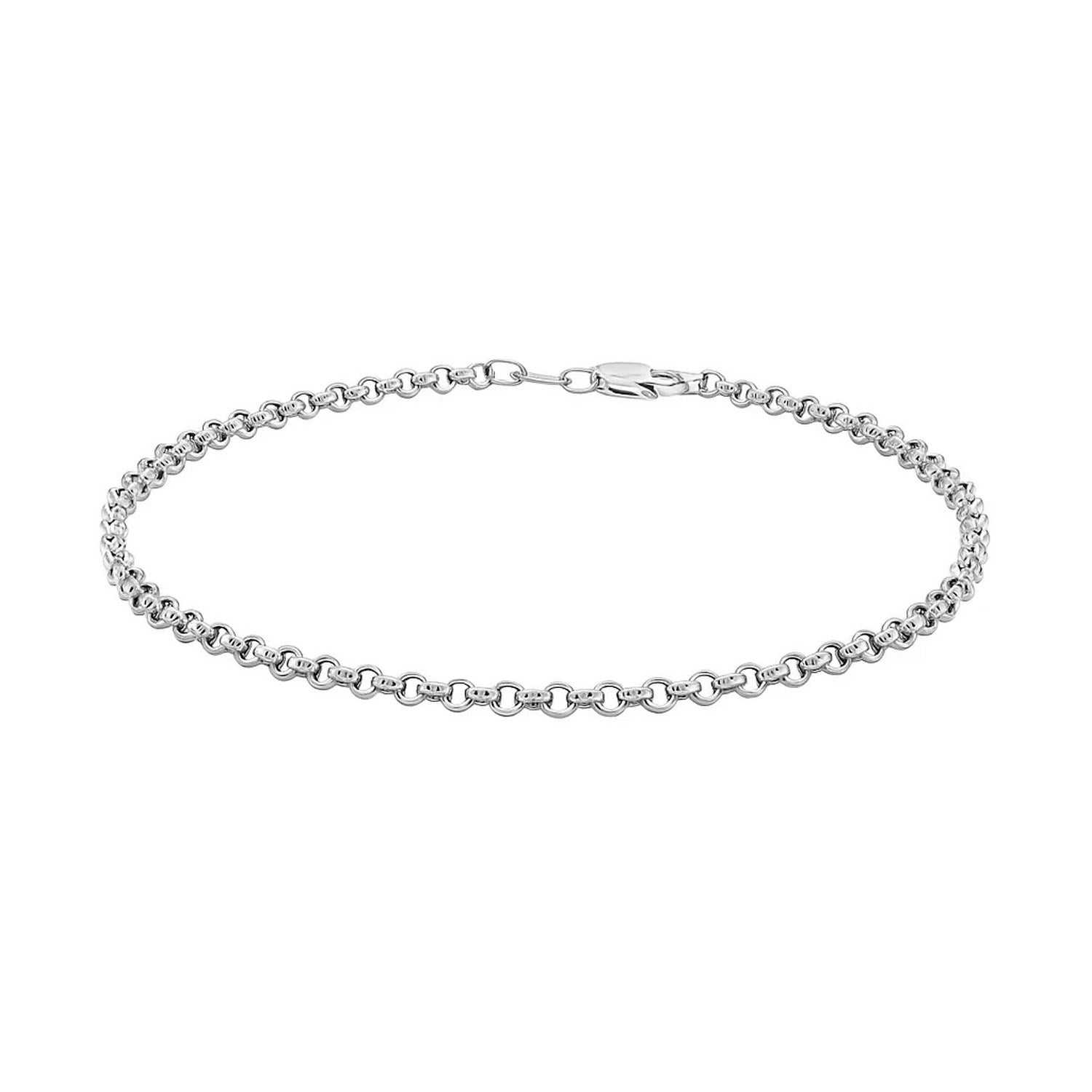 Dainty Rolo Chain Bracelet in 14K Gold | 2.50mm