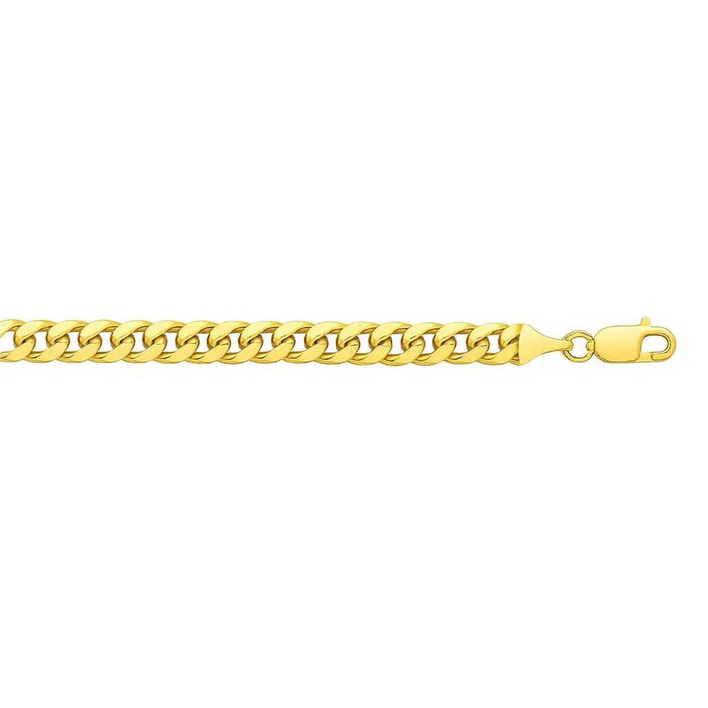Solid Miami Cuban Bracelet in 14K Yellow Gold | 6.00mm