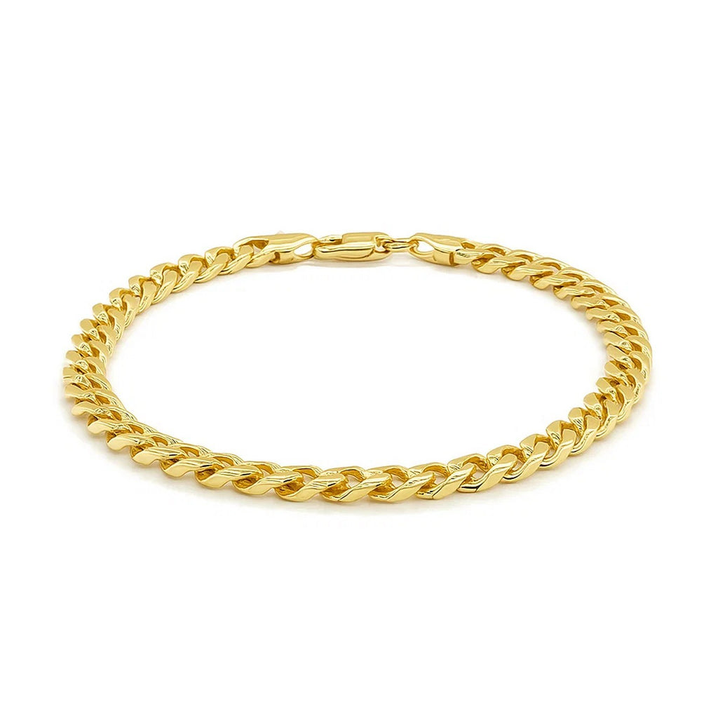 Solid Miami Cuban Bracelet in 14K Yellow Gold | 6.00mm