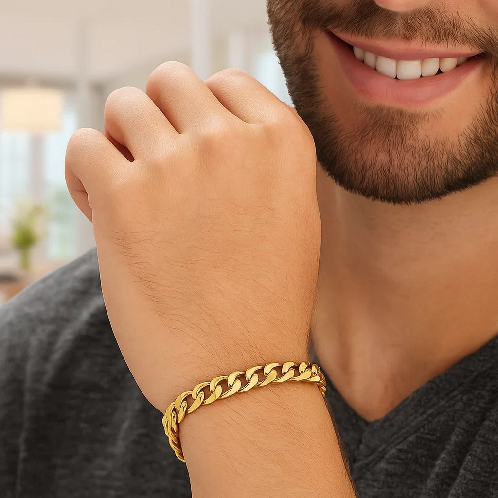 Solid Miami Cuban Bracelet in 14K Yellow Gold | 6.00mm