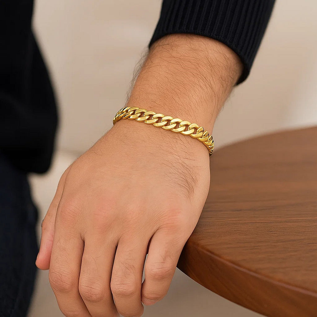 Solid Miami Cuban Bracelet in 14K Yellow Gold | 6.00mm