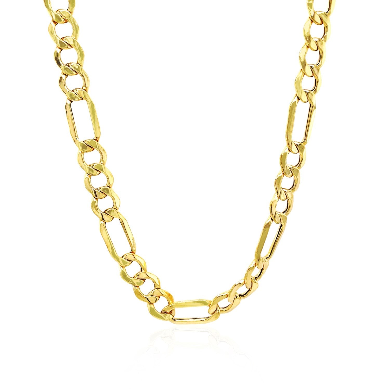 Figaro Chain Necklace in 14K Yellow Gold | 6.60mm