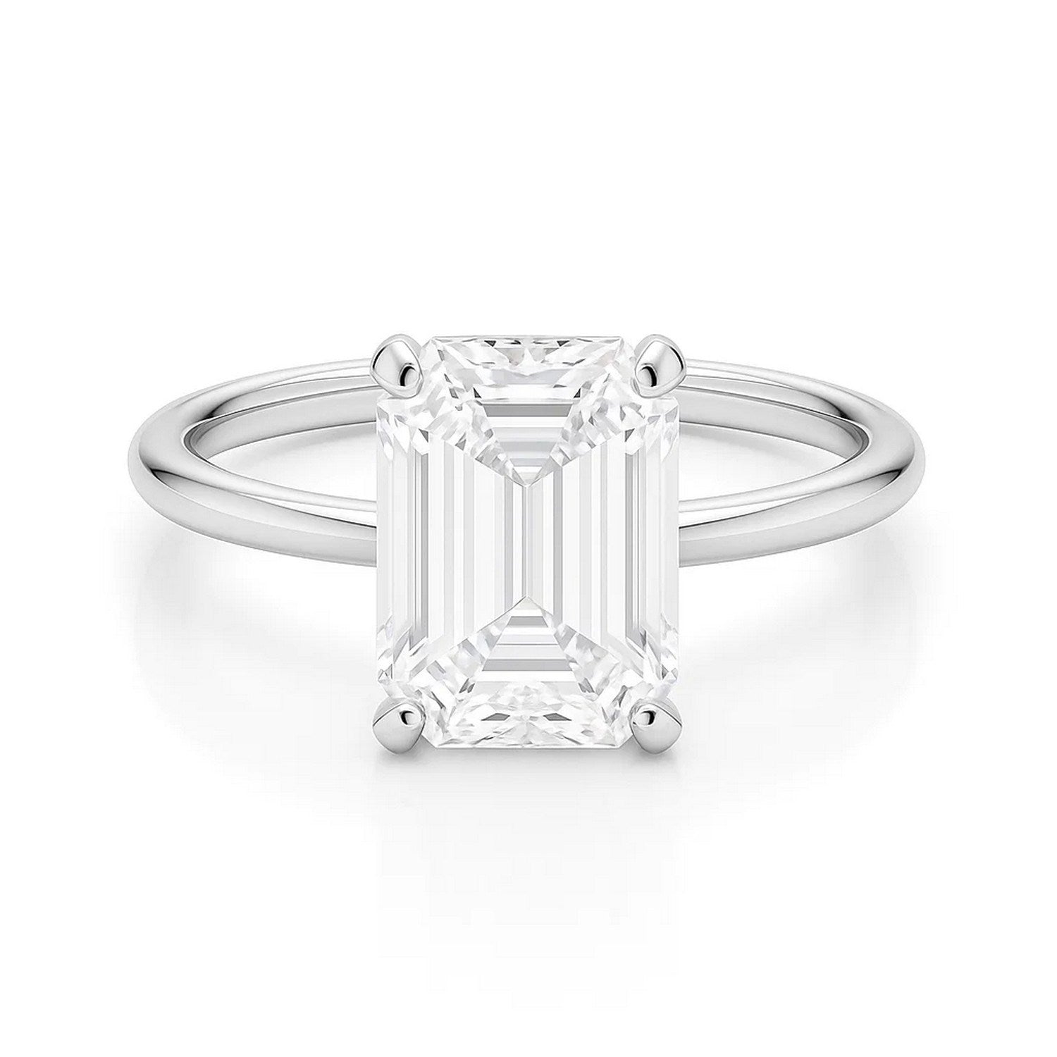 5ct Emerald Lab Grown Diamond Ring | 14K Gold | Canada