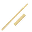 Super Flex Herringbone Chain Necklace in 14K Yellow Gold | 3.80mm