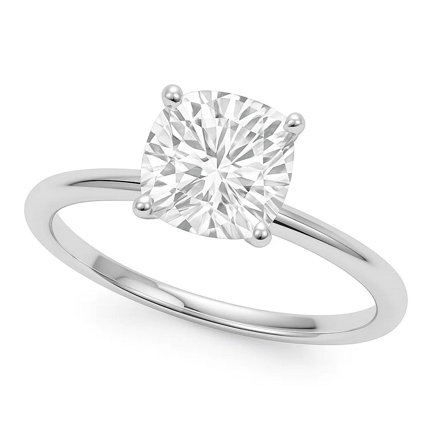 3ct Cushion Lab Grown Diamond Ring | 14K Gold | Canada