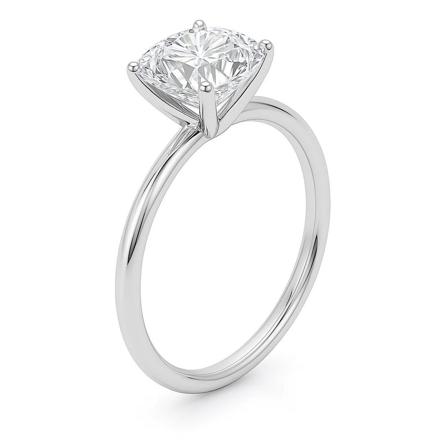 3ct Cushion Lab Grown Diamond Ring | 14K Gold | Canada