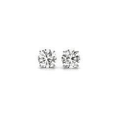 1.50 ct lab-grown diamond stud earrings in 14K white gold, IGI certified — DEEVE