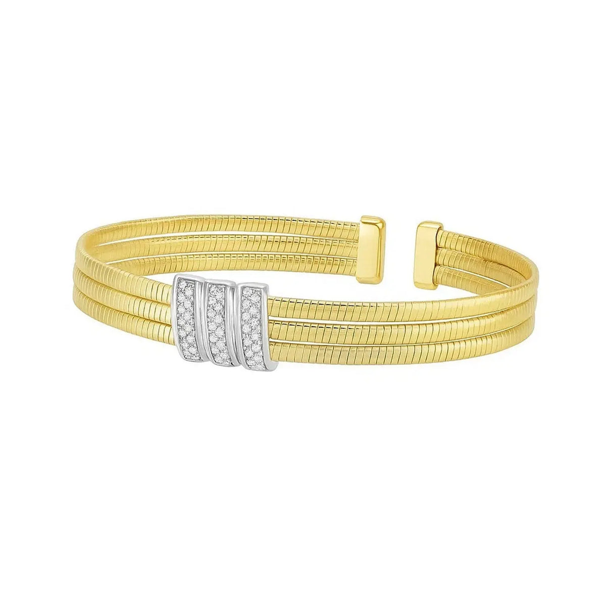 Triple Row Omega  Cuff  Bangles DEEVE