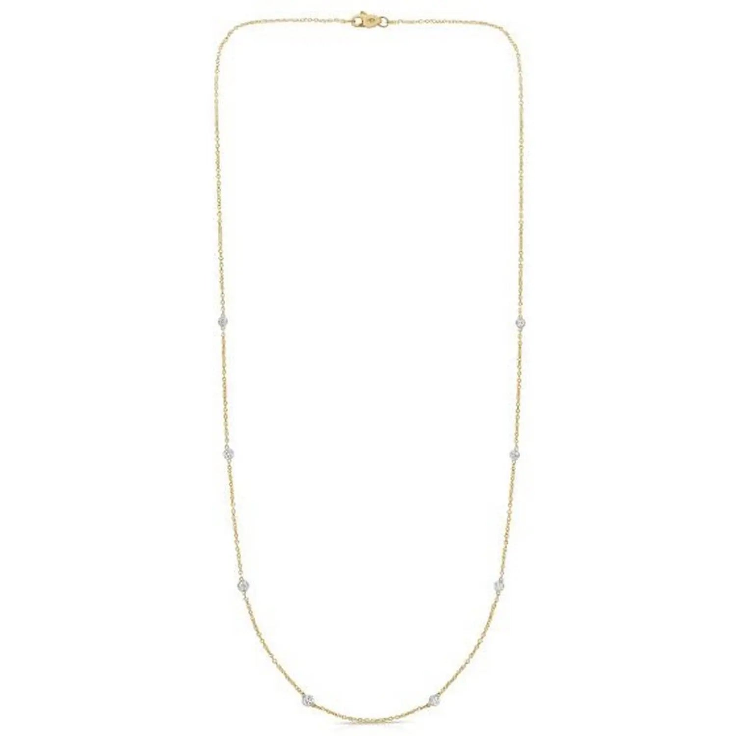 Diamonds Station Necklace | 18'  Choker DEEVE