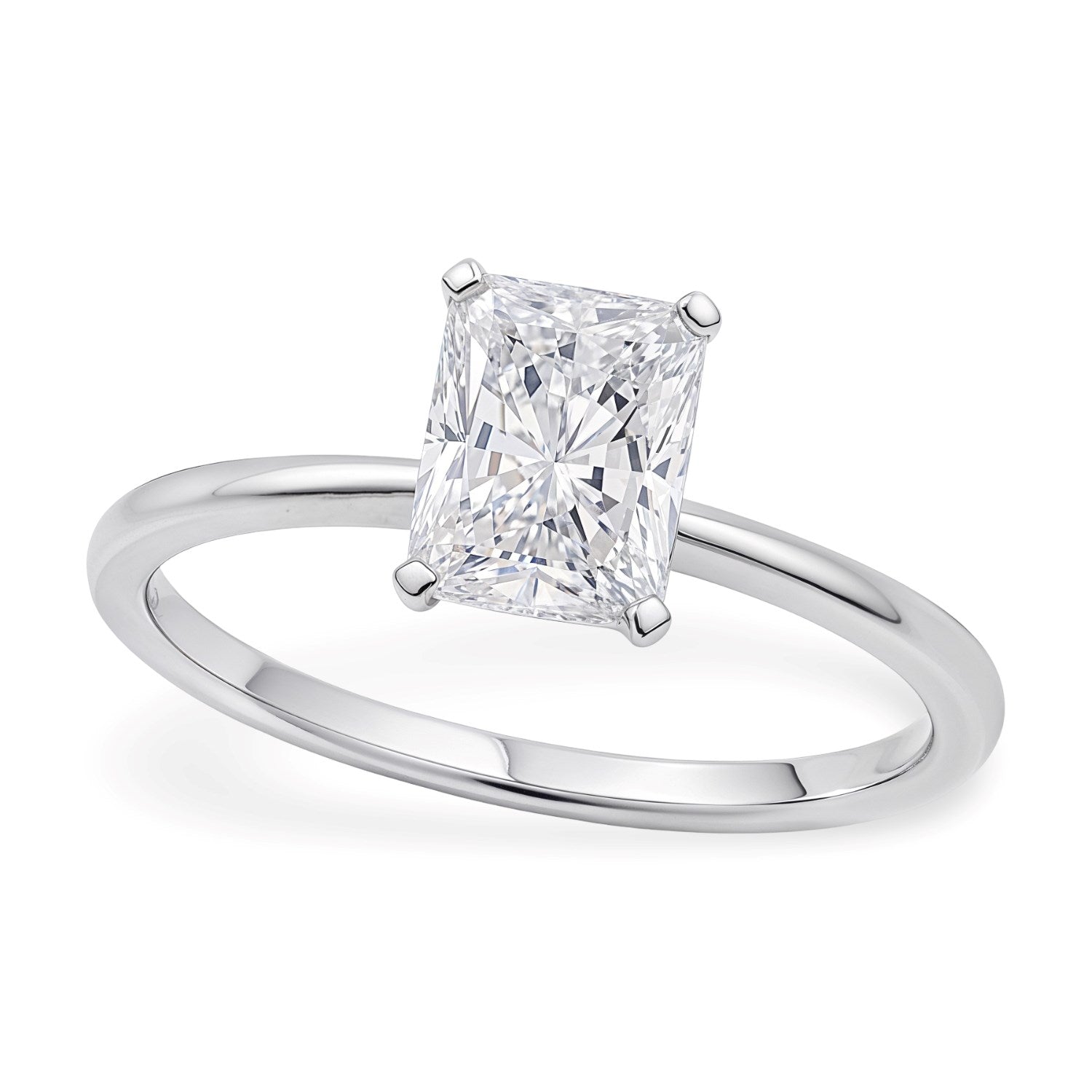 1.5ct Radiant Lab Grown Diamond Ring | 14K Gold | Canada