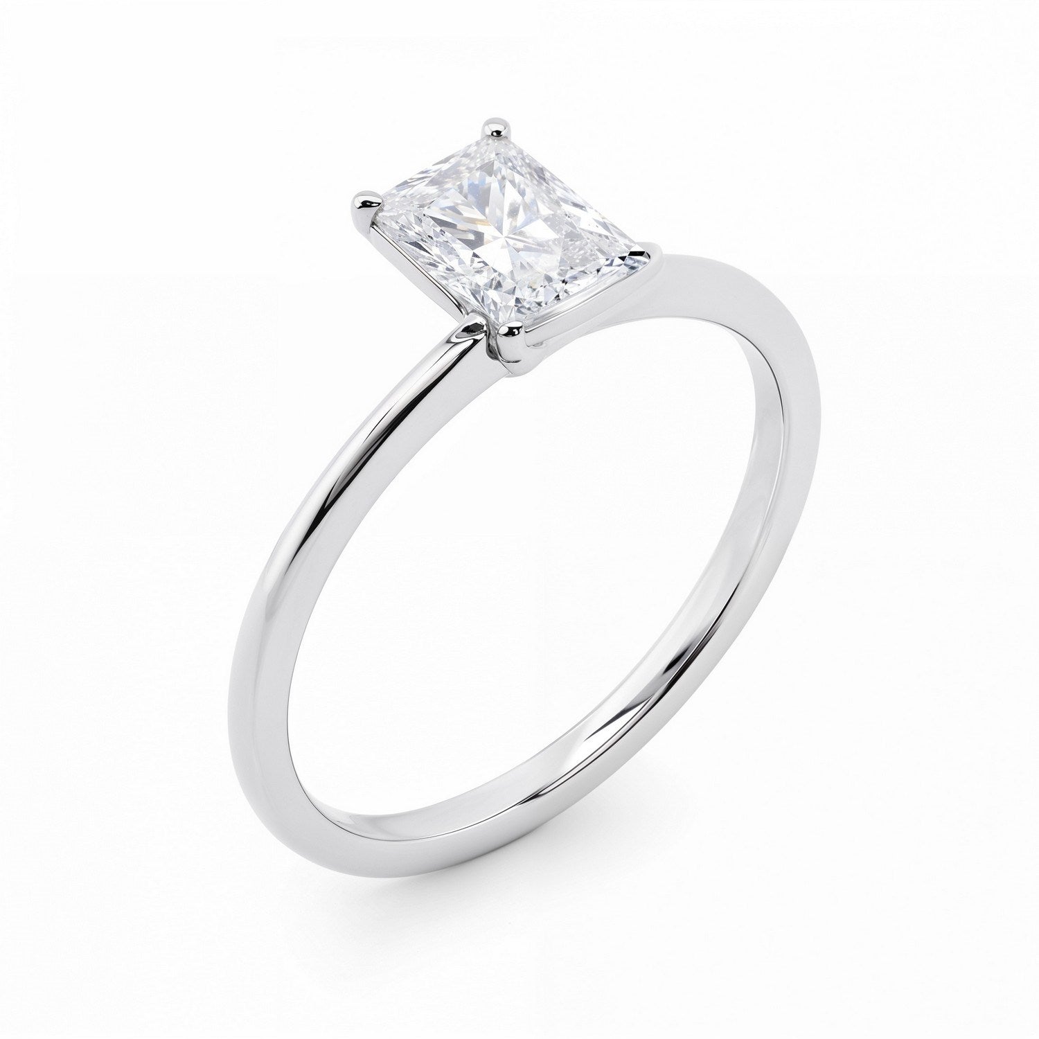 1.5ct Radiant Lab Grown Diamond Ring | 14K Gold | Canada