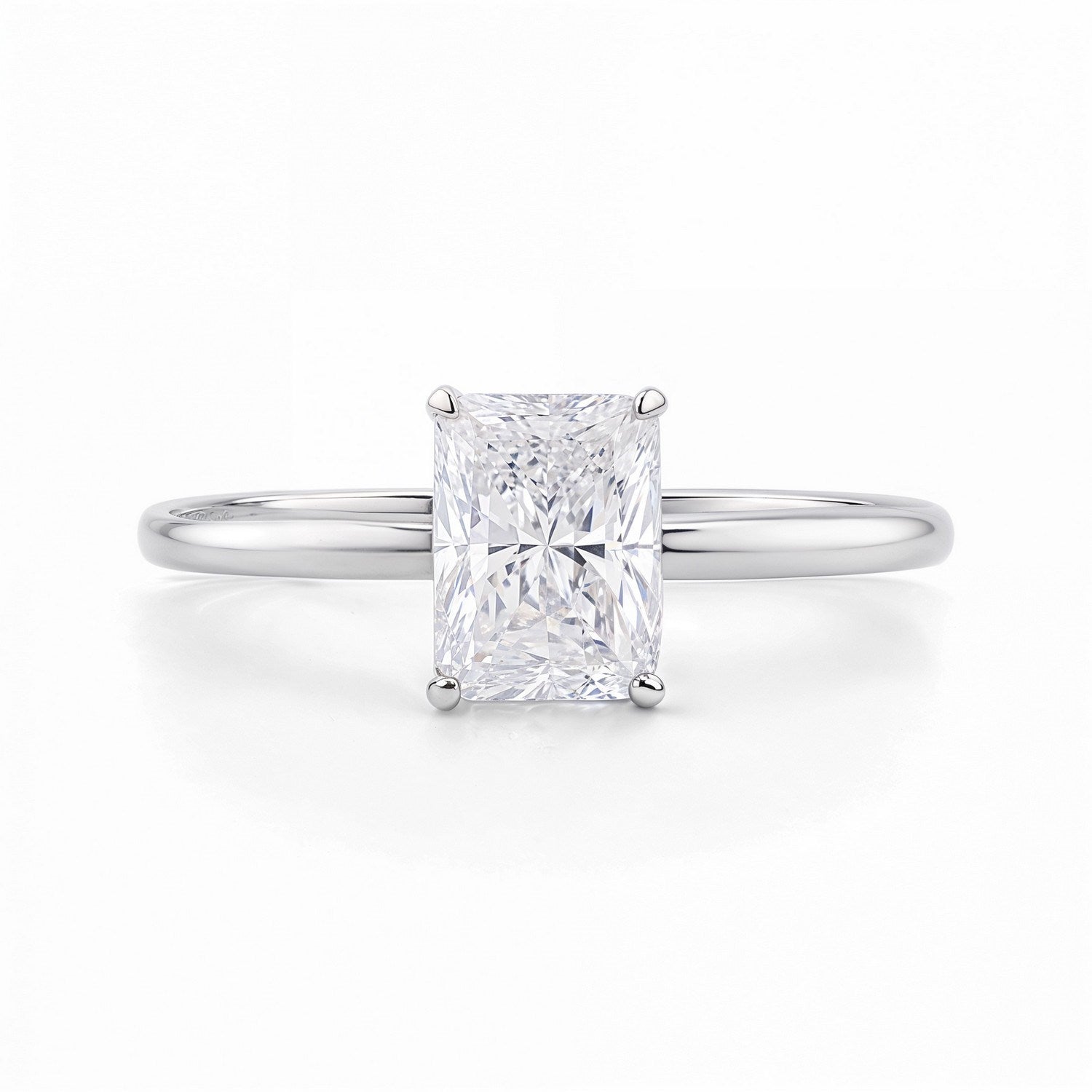 1.5ct Radiant Lab Grown Diamond Ring | 14K Gold | Canada