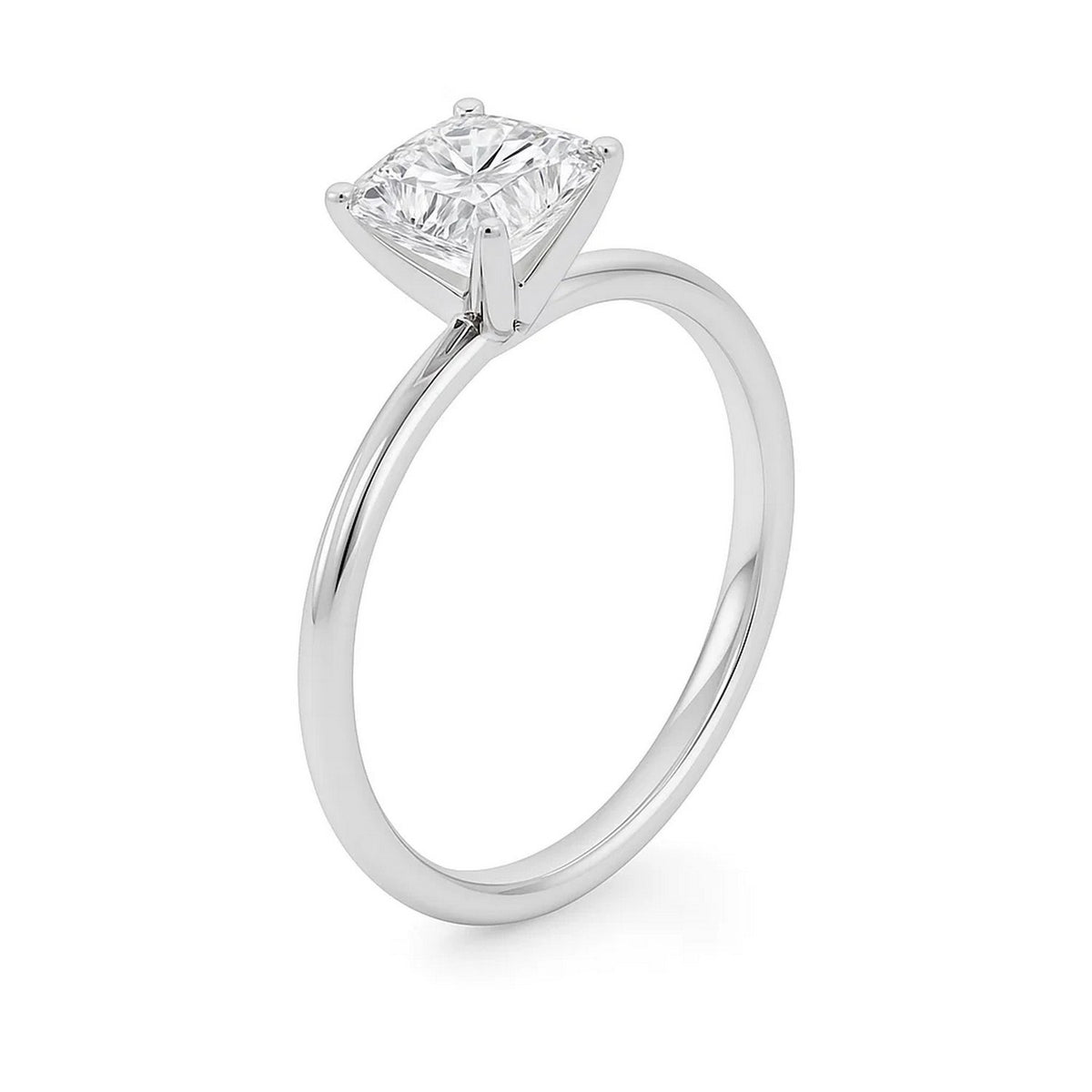 2ct Princess Lab Grown Diamond Ring | 14K Gold