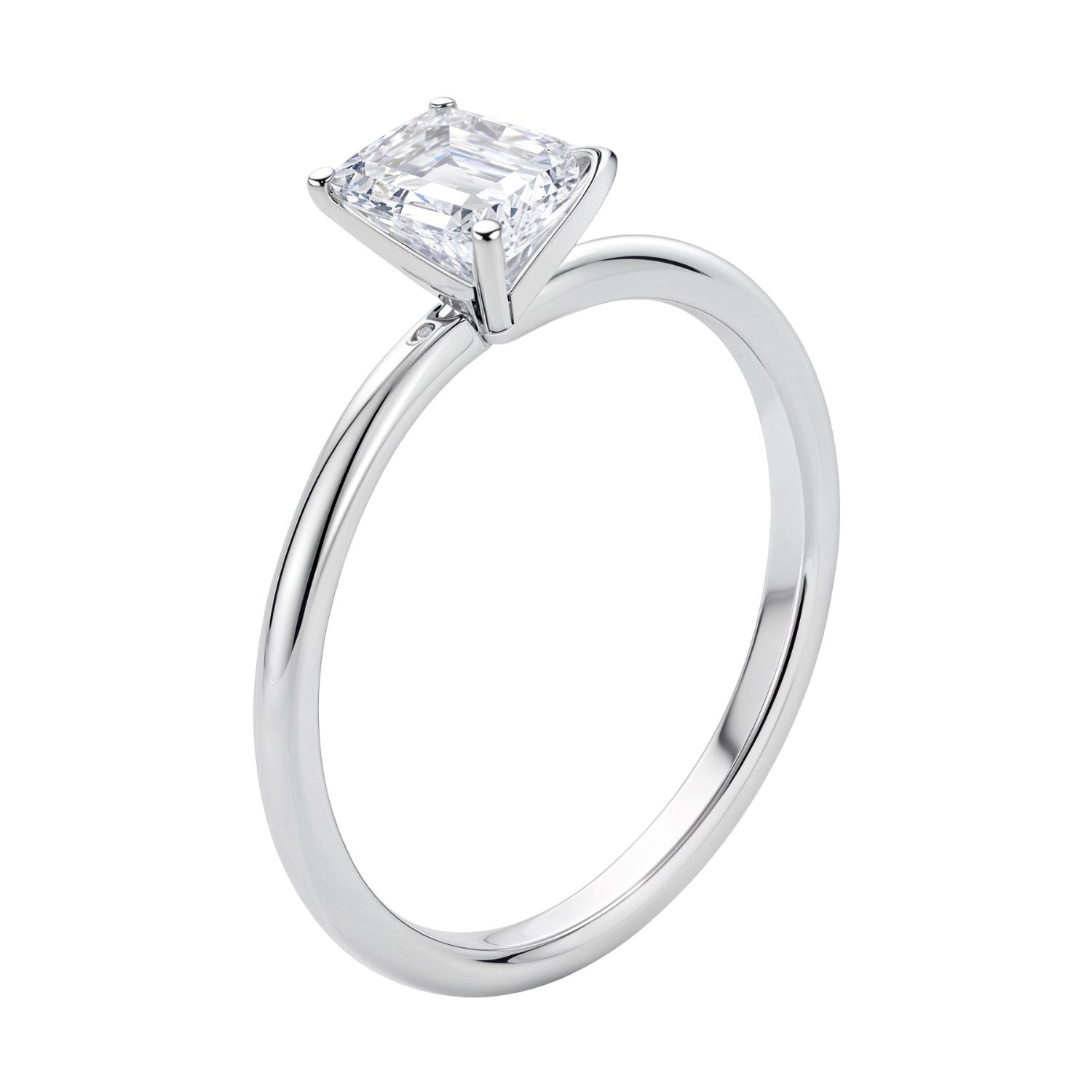 1ct Emerald Lab Grown Diamond Ring | 14K Gold | Canada
