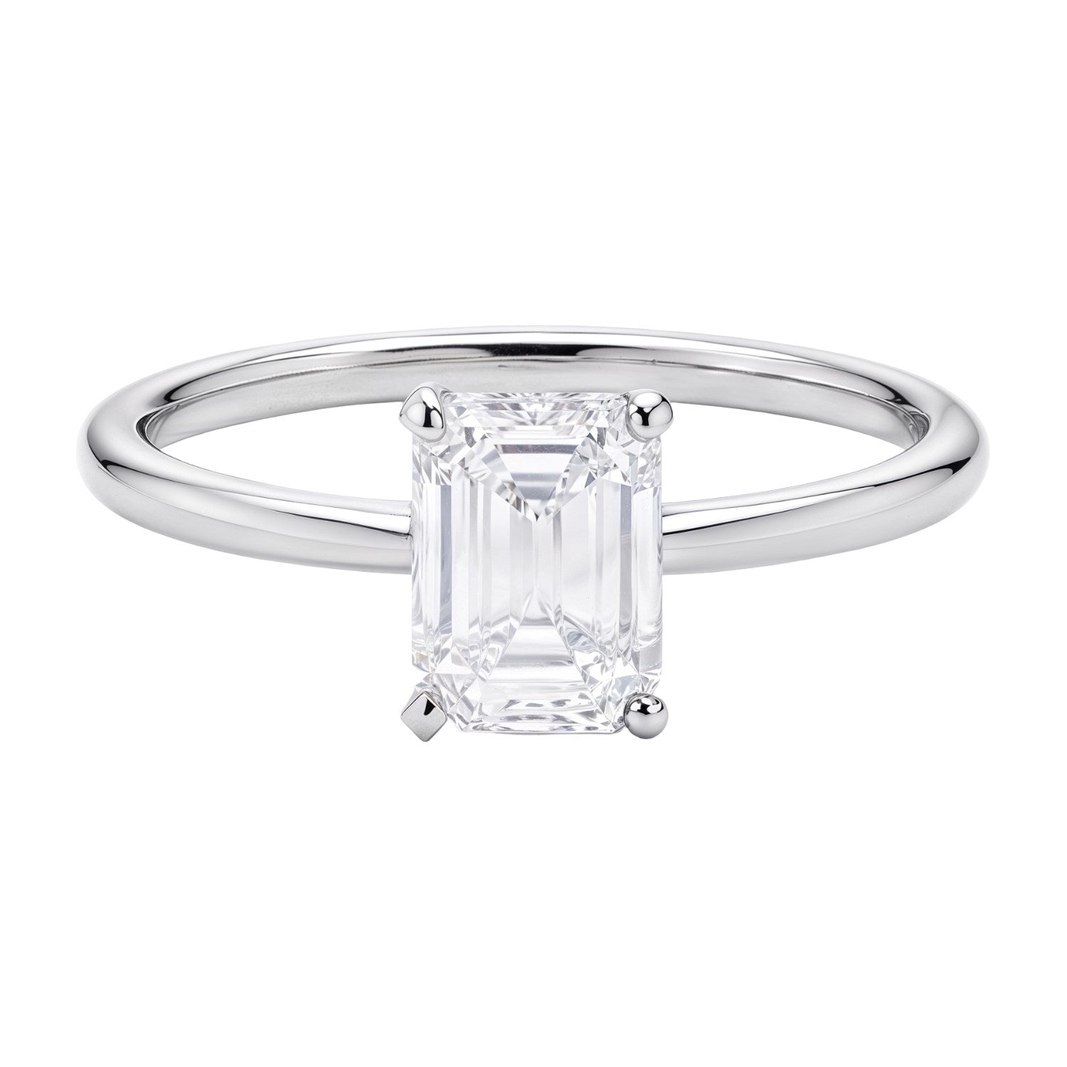 1ct Emerald Lab Grown Diamond Ring | 14K Gold | Canada
