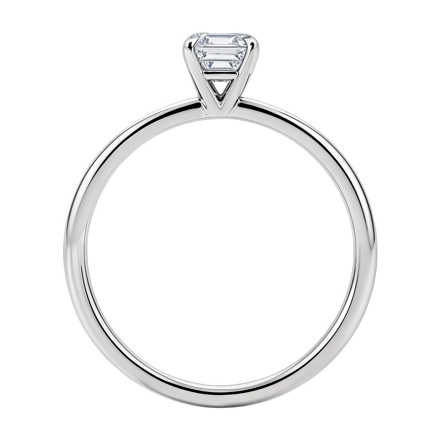 1ct Emerald Lab Grown Diamond Ring | 14K Gold | Canada
