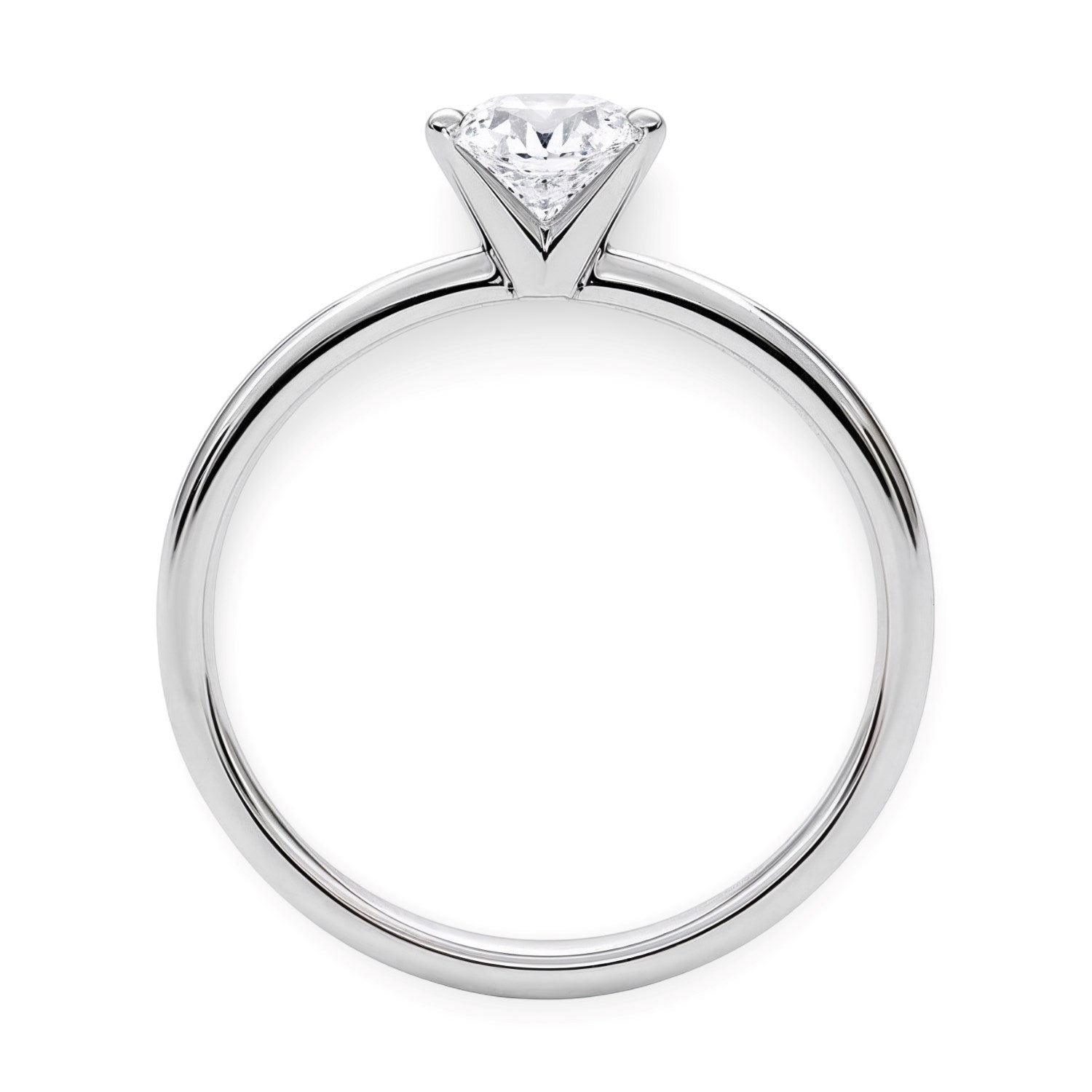 1ct Round Lab Grown Diamond Ring | 14K Gold | Canada
