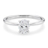1ct Oval Lab Grown Diamond Ring | 14K Gold | Canada