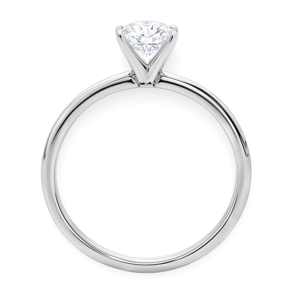 1ct Oval Lab Grown Diamond Ring | 14K Gold
