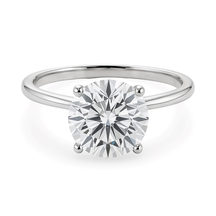2ct Round Lab Grown Diamond Ring | 14K Gold