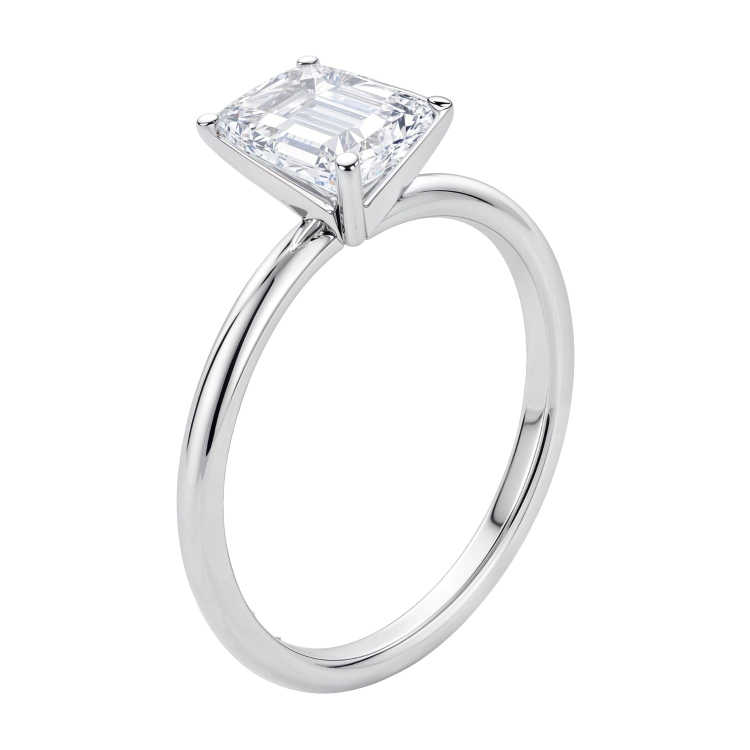 2ct Emerald Lab Grown Diamond Ring | 14K Gold | Canada