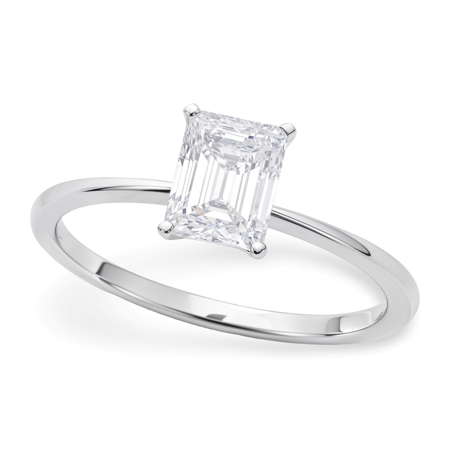1ct Radiant Lab Grown Diamond Ring | 14K Gold | Canada