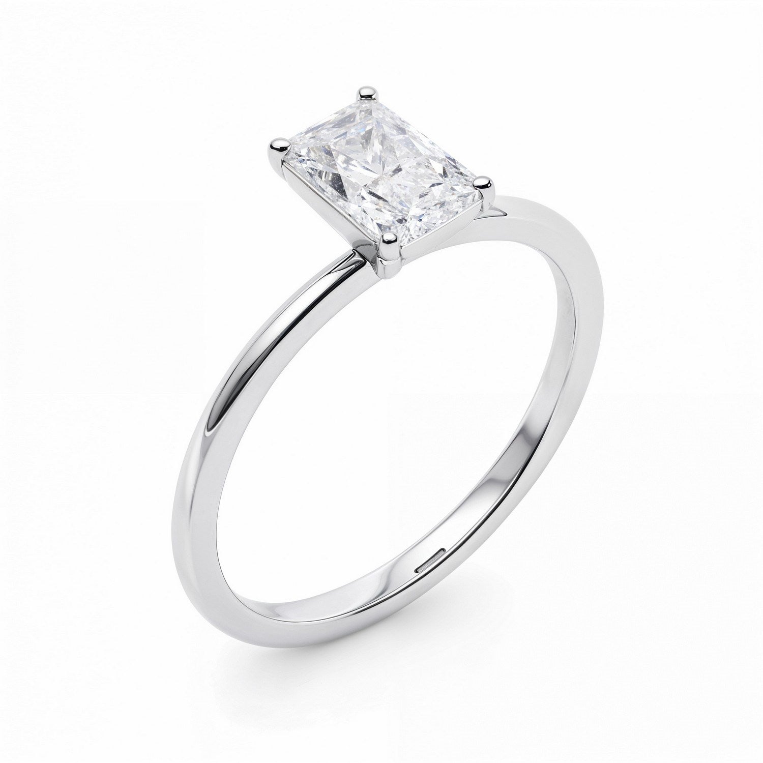 1ct Radiant Lab Grown Diamond Ring | 14K Gold | Canada