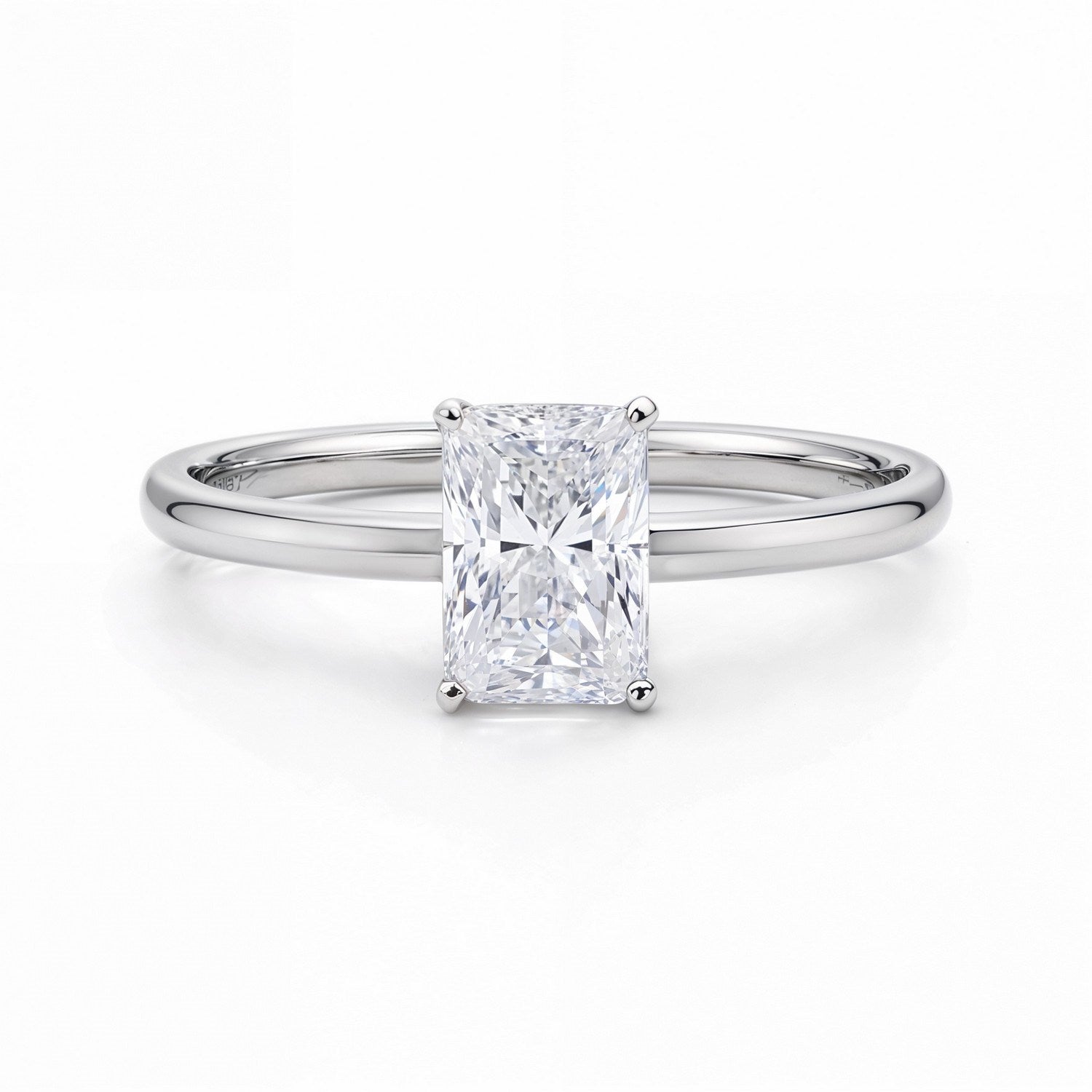 1ct Radiant Lab Grown Diamond Ring | 14K Gold | Canada