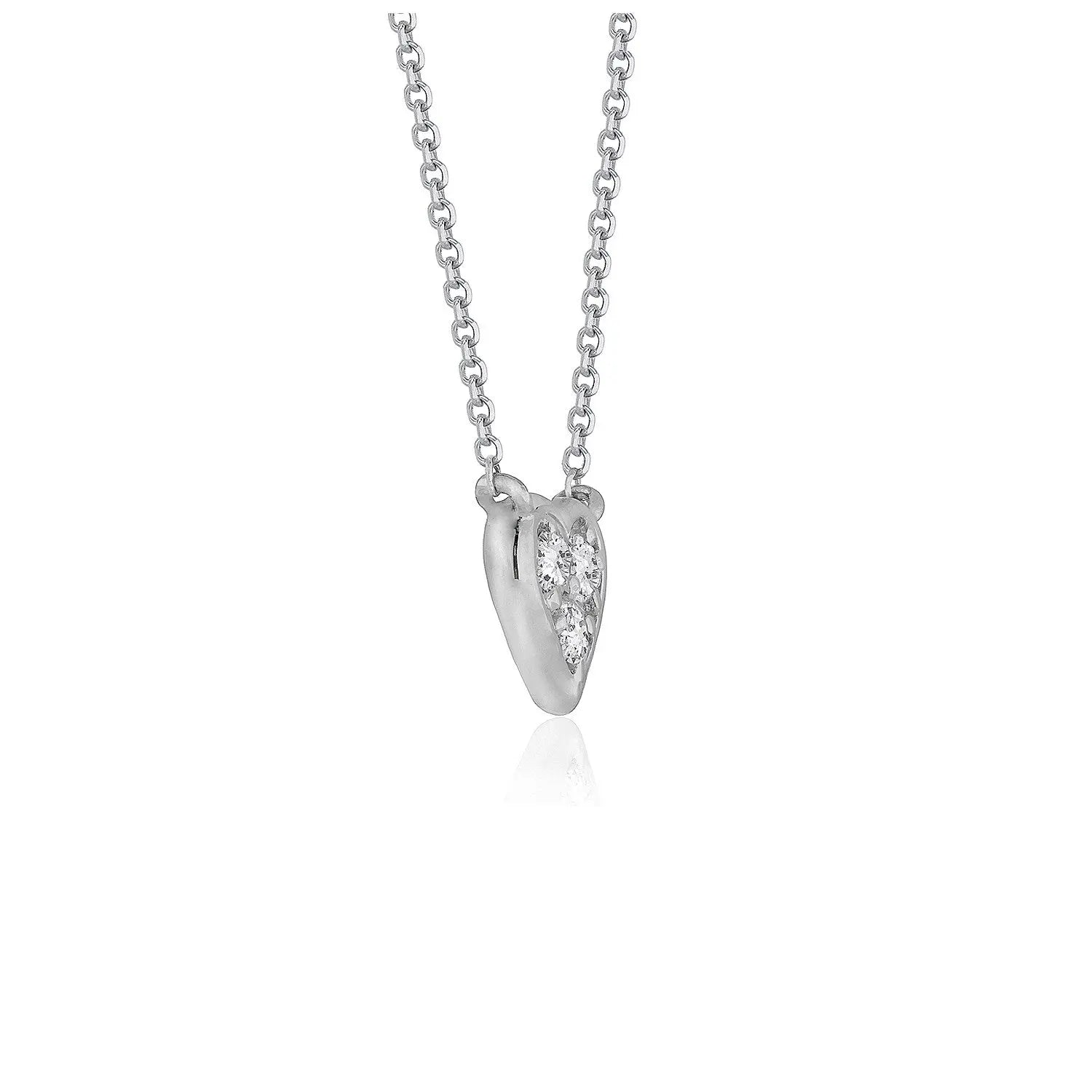 Diamond Heart Pendant  Pendants DEEVE