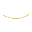 Classic Omega Chain Necklace in 14K Yellow Gold | 3.00mm