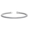 Detail view of 3.00 ct lab-grown diamond tennis bracelet in 14K Solid Gold, four-prong setting — DEEVE