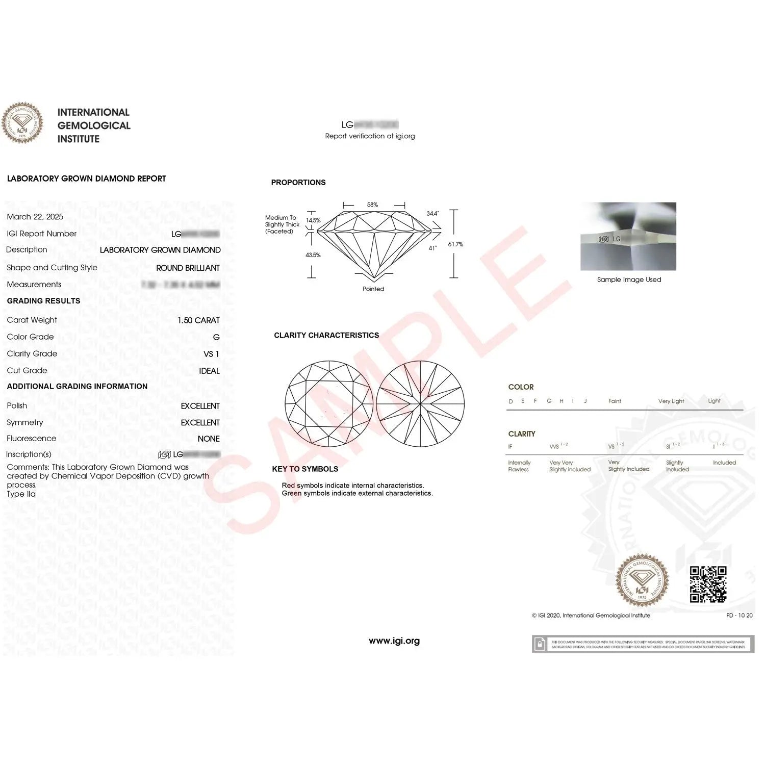 1.5 Carat Round Lab Grown Diamond Solitaire Ring in 14K Yellow Gold