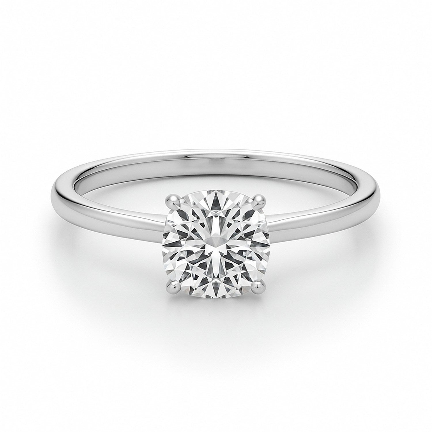 1ct Cushion Lab Grown Diamond Ring | 14K Gold | Canada