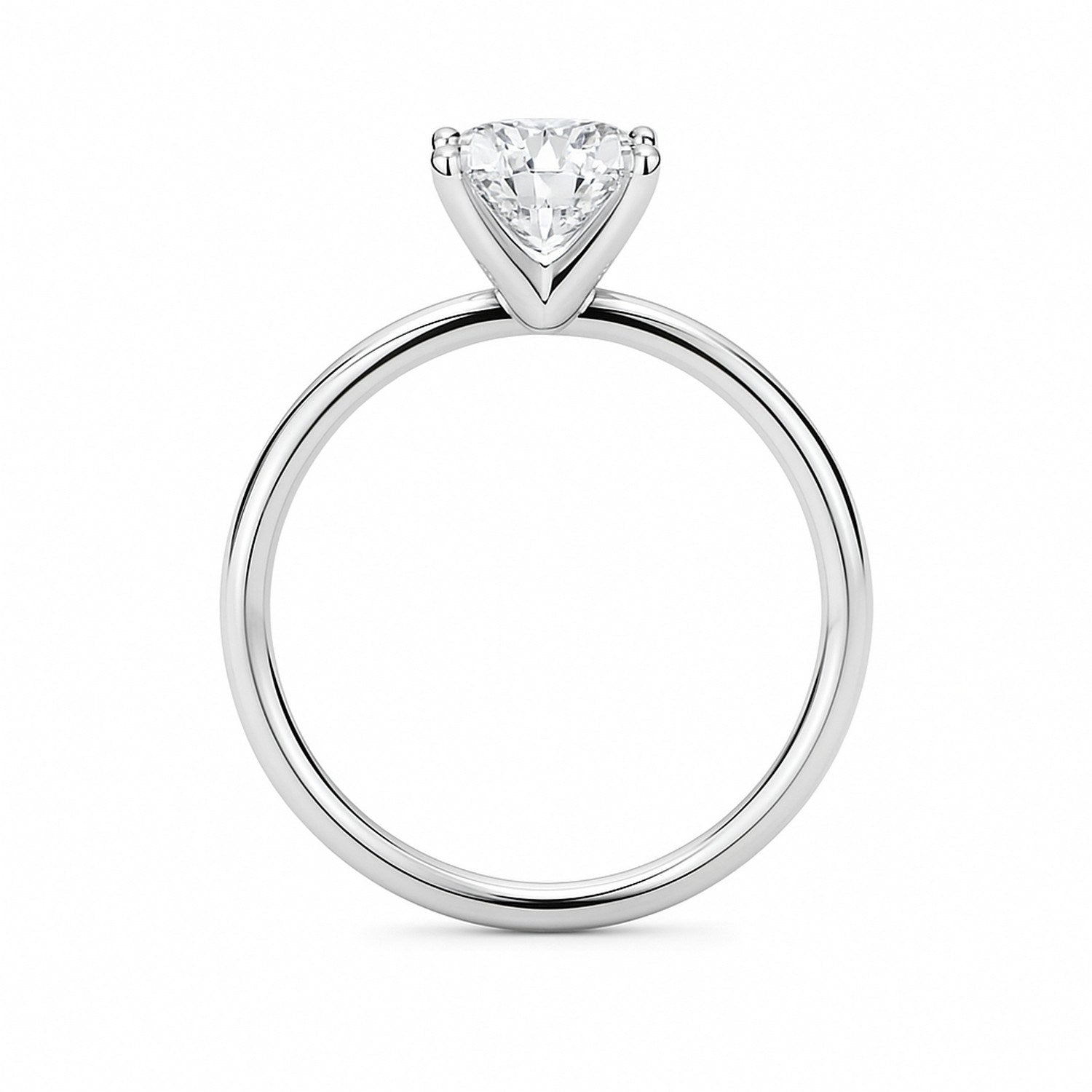 1ct Cushion Lab Grown Diamond Ring | 14K Gold | Canada