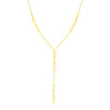 Paperclip Chain Lariat Necklace  Lariat DEEVE