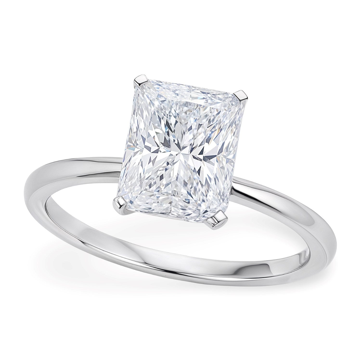 3ct Radiant Lab Grown Diamond Ring | 14K Gold | Canada