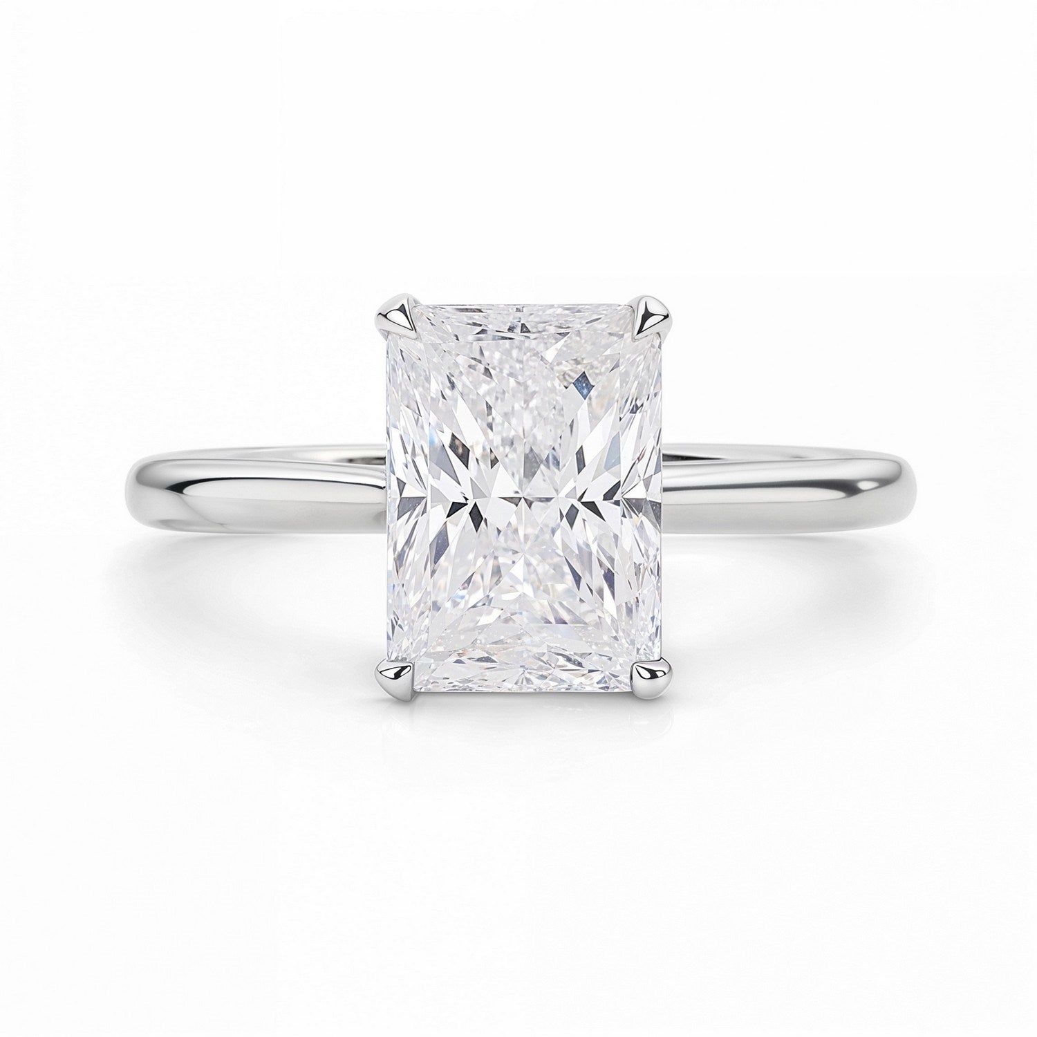 3ct Radiant Lab Grown Diamond Ring | 14K Gold | Canada